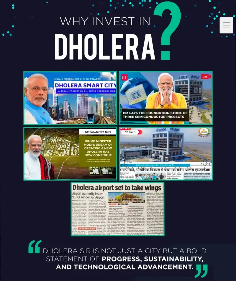 Invest In Largest Smart City Of India,Plots @7999.00***/sq yard Interior View - Residential in Dholera,Gujrat