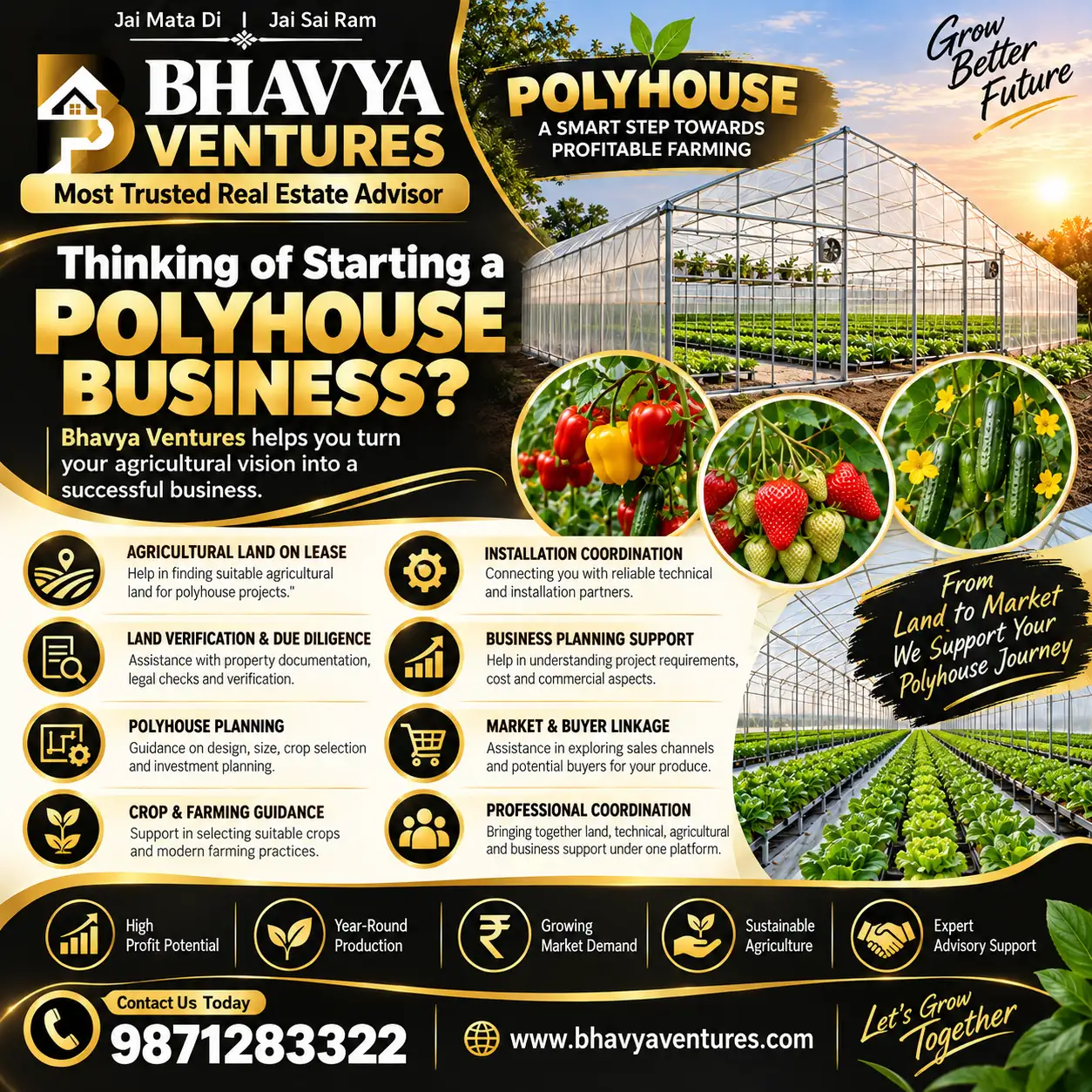Start a New Profitable Business with Polyhouse Solutions from Bhavya Ventures - Bhavya Ventures