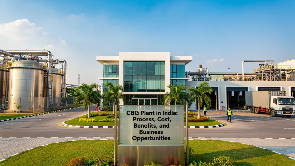 CBG Plant in India: Process, Cost, Benefits, and Business Opportunities