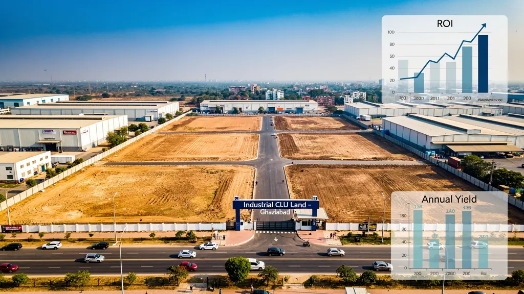CLU Land for Industrial Warehousing in Ghaziabad: A Comprehensive ROI Analysis