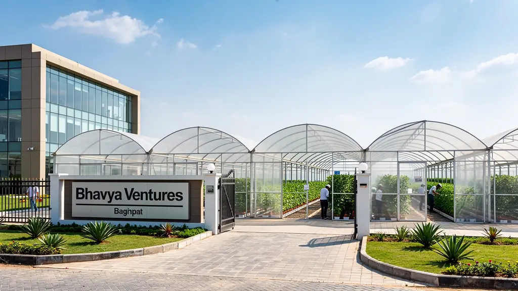 Polyhouse Setup by Bhavya Ventures in Baghpat: Premium Agri-Infrastructure Investment