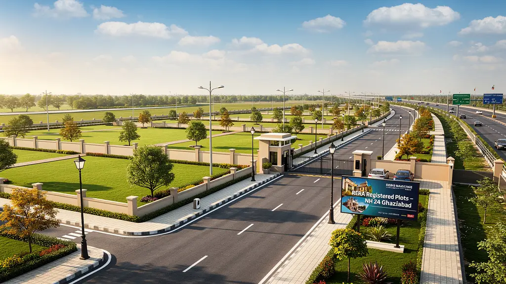 Your Dream Home on NH 24: RERA Registered Plots in Ghaziabad